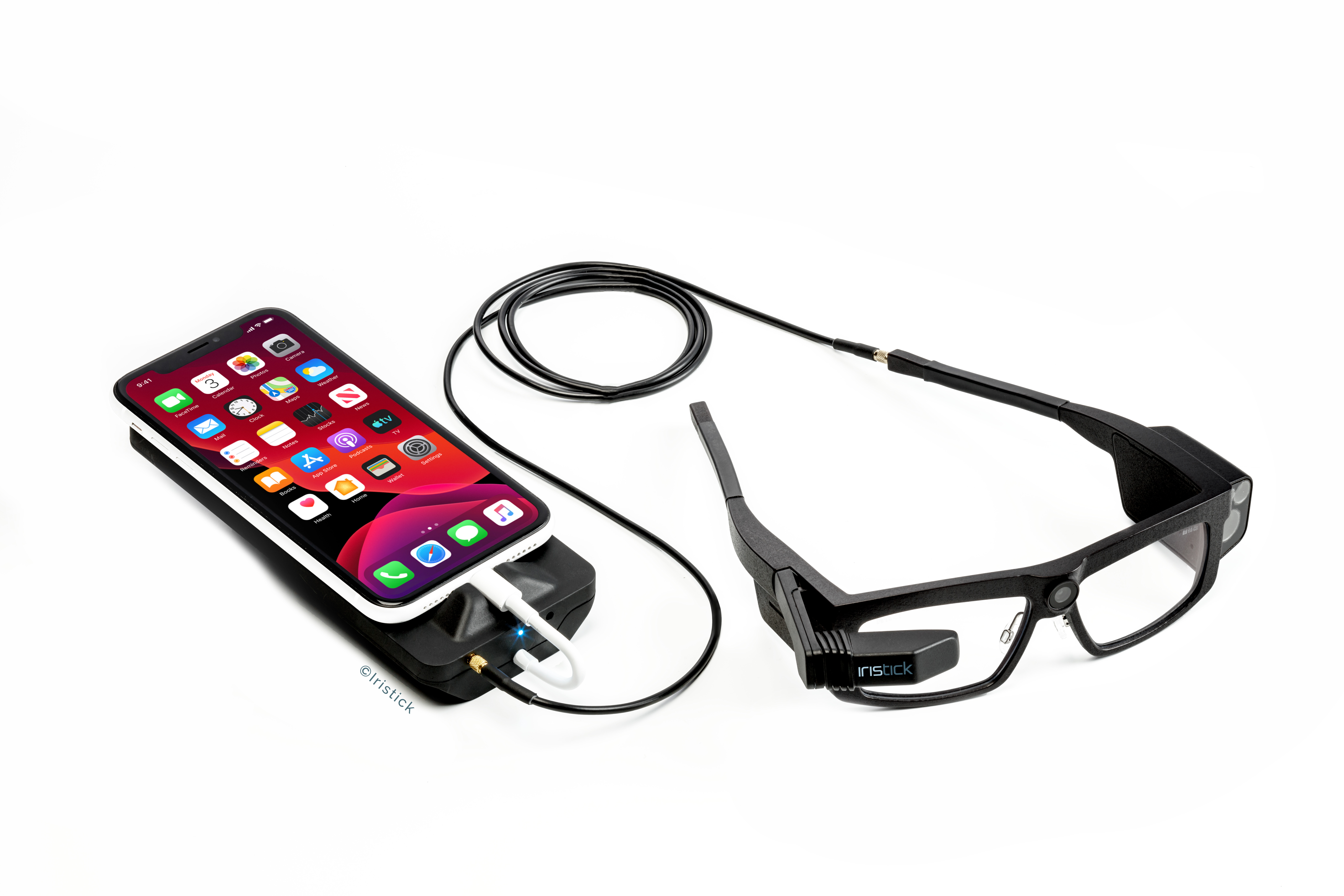 Iristick's second generation smart glasses are compatible with a wide range of smartphones, both iOS and Android